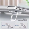 Giá đỡ laptop mini siêu mỏng gấp gọn kim loại 2 nấc điều chỉnh, tản nhiệt 5