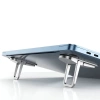 Giá đỡ laptop mini siêu mỏng gấp gọn kim loại 2 nấc điều chỉnh, tản nhiệt 7