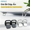 Giá Đỡ Laptop Mini Vô Hình Gập Lại Tản Nhiệt Hợp Kim Kẽm - Tiện Dụng Văn Phòng, Giá 36.000₫