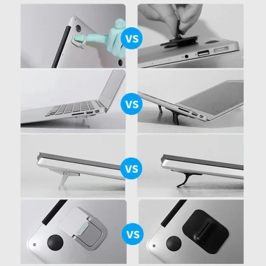 Giá đỡ laptop mỏng kickflip Nillkin + OEM đế tản nhiệt, tương thích MacBook, 75.000₫ 3