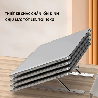 Giá Đỡ Laptop N3 Hợp Kim Nhôm 7 Mức Độ Cao - Kệ Gấp Gọn, Chống Trượt, 89.000 VND 3 Giá Đỡ Laptop N3 Hợp Kim Nhôm 7 Mức Độ Cao - Kệ Gấp Gọn, Chống Trượt, 89.000 VND 3