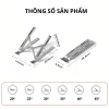 Giá Đỡ Laptop N3 Hợp Kim Nhôm 7 Mức Độ Cao - Kệ Gấp Gọn, Chống Trượt, 89.000 VND 8