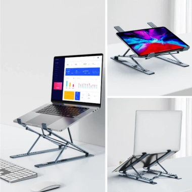 Giá Đỡ Laptop N8 2 Tầng Gấp Gọn Kim Nhôm Cao Cấp - Giá chỉ 180.000đ 2
