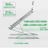 Giá đỡ laptop N8 2 tầng nhôm cao cấp, chiều cao N3, phù hợp Macbook & tablet, 68.000₫ 6