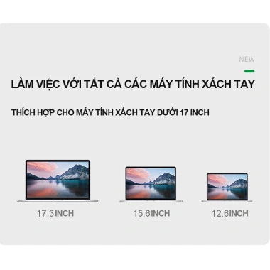Giá đỡ laptop N8 2 tầng nhôm cao cấp, điều chỉnh độ cao, phù hợp MacBook và máy tính bảng - Giá 196.000 VND