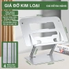 Giá Đỡ Laptop Nhôm 16 Inch Gấp Gọn, Điều Chỉnh 6 Góc, Giảm Mỏi Vai Gáy, Nhẹ 6