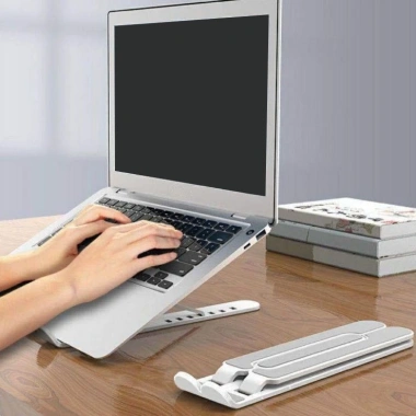 Giá đỡ laptop nhôm 2 chốt - Kệ tản nhiệt, chịu lực tốt cho MacBook, iPad - 50k 8 Giá đỡ laptop nhôm 2 chốt - Kệ tản nhiệt, chịu lực tốt cho MacBook, iPad - 50k 8