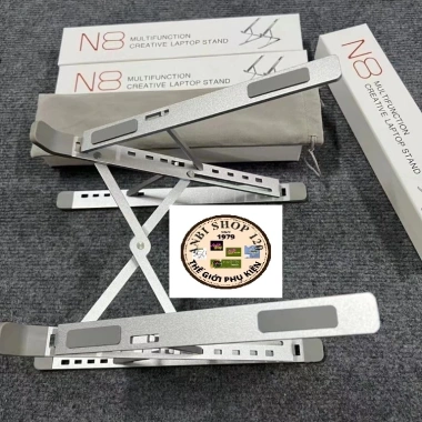 Giá đỡ Laptop nhôm 2 tầng 1 tầng N8 N3 - Chỉnh góc, nâng cao, mẫu mới, giá 5.500₫ 2 Giá đỡ Laptop nhôm 2 tầng 1 tầng N8 N3 - Chỉnh góc, nâng cao, mẫu mới, giá 5.500₫ 2