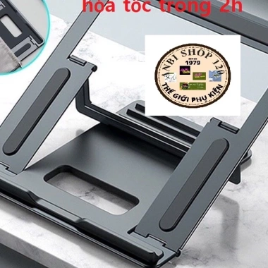 Giá đỡ Laptop nhôm 2 tầng 1 tầng N8 N3 - Chỉnh góc, nâng cao, mẫu mới, giá 5.500₫
