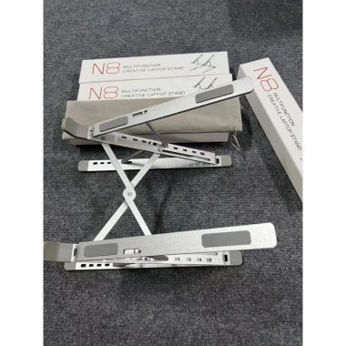 Giá đỡ Laptop nhôm 2 tầng 1 tầng N8 N3 - Chỉnh góc, nâng cao, mẫu mới, giá 5.500₫