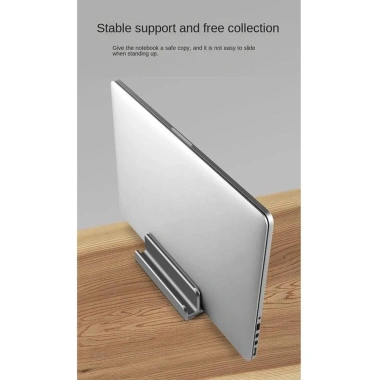 Giá đỡ laptop nhôm BRUCE dọc điều chỉnh, tiết kiệm không gian, chống trượt, bền mài mòn - Giá 267.410₫ 3