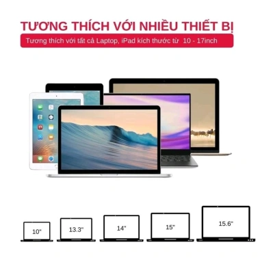Giá Đỡ Laptop Nhôm Cao Cấp Gấp Gọn 6 Nấc, Chịu 5kg – Giá 90.000 VND