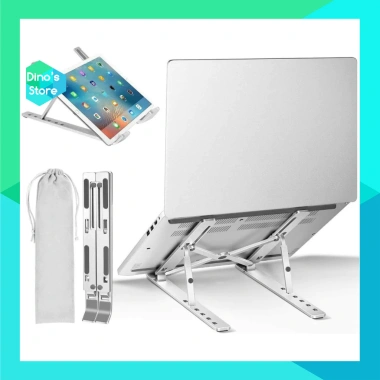 Giá đỡ Laptop nhôm cho MacBook, đế tản nhiệt, điều chỉnh cao, gấp gọn 72.000 VND