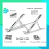 Giá đỡ Laptop nhôm cho MacBook, đế tản nhiệt, điều chỉnh cao, gấp gọn 72.000 VND 8