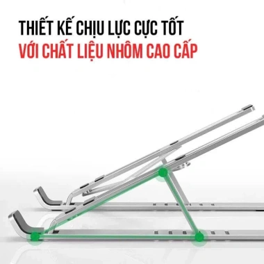 Giá Đỡ Laptop Nhôm Đế Tản Nhiệt Nâng Hạ Chiều Cao - Giá 45.000đ Giảm Sốc 2