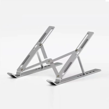 Giá đỡ laptop nhôm điều chỉnh độ cao, đa năng cho điện thoại và máy tính - 55.000₫