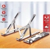 Giá Đỡ Laptop Nhôm Gấp Gọn, Đế Tản Nhiệt Điều Chỉnh Độ Cao - Phù hợp MacBook, iPad, Giá 65.000 VND