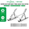 Giá đỡ laptop nhôm Goojodoq 6 vị trí điều chỉnh chiều cao - Giá chỉ 119.000₫