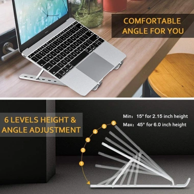 Giá đỡ laptop nhôm Goojodoq 6 vị trí điều chỉnh chiều cao - Giá chỉ 119.000₫ 3 Giá đỡ laptop nhôm Goojodoq 6 vị trí điều chỉnh chiều cao - Giá chỉ 119.000₫ 3