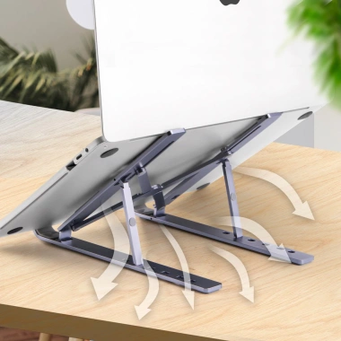 Giá đỡ laptop nhôm Goojodoq 6 vị trí điều chỉnh chiều cao - Giá chỉ 119.000₫