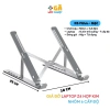 Giá đỡ laptop nhôm - Kệ kê tăng bám, chống chày cho MacBook, máy tính bảng 125k 2