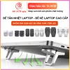 Giá Đỡ Laptop Nhôm Nhỏ Gọn, Kê Bàn Phím & Tản Nhiệt, Bộ 2 Cái - 79.000₫