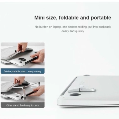 Giá đỡ laptop Nillkin - Đế tản nhiệt siêu mỏng cho Macbook kickflt-YKD, còn 68.420₫