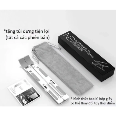 Giá đỡ laptop Sac 45W-85W - Đế tản nhiệt gấp gọn, độ cao điều chỉnh N3 H5, chỉ 45.000 6