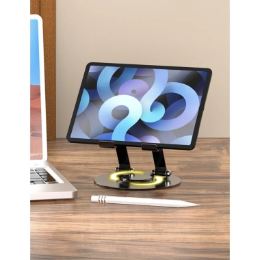 Giá đỡ laptop siêu mỏng gấp gọn, đa nấc độ cao, xoay 360, tản nhiệt hiệu quả - 129k