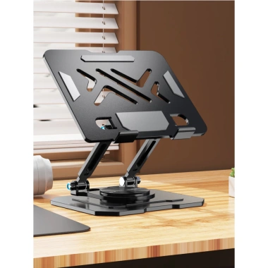 Giá đỡ laptop siêu mỏng gấp gọn, đa nấc độ cao, xoay 360, tản nhiệt hiệu quả - 129k