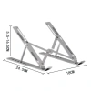 Giá Đỡ Laptop SNAPLO Đế Tản Nhiệt Gấp Gọn, Điều Chỉnh Độ Cao Cho Macbook và Máy Tính Bảng - Giá 48,412₫ 10