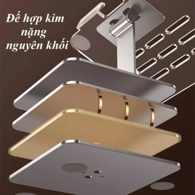 Giá đỡ Laptop, Tablet L003 Xoay 360°, hợp kim chắc chắn, đế lót chống trượt - 145.000đ