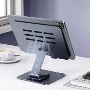 Giá đỡ Laptop, Tablet L003 Xoay 360°, hợp kim chắc chắn, đế lót chống trượt - 145.000đ