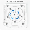 Giá Đỡ Laptop Tản Nhiệt Xoay 360°, Kệ Gấp Gọn Đều Chiều Cao, Kèm Đỡ Điện Thoại - 127k 4