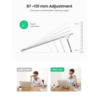 Giá đỡ laptop UGREEN LP230 - Khung gấp gọn siêu nhẹ, điều chỉnh độ cao linh hoạt, bảo vệ cổ tay 7