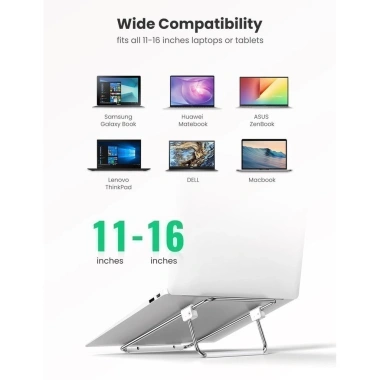 Giá đỡ laptop UGREEN LP230 - Khung gấp gọn siêu nhẹ, điều chỉnh độ cao linh hoạt, bảo vệ cổ tay 9
