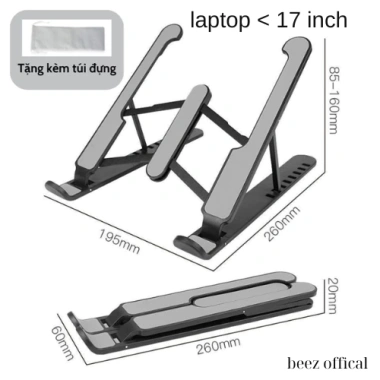 Giá Đỡ Laptop và iPad 15 inch Nhựa Full Silicon Chống Trượt - Giá 69.000 VNĐ