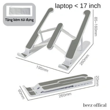 Giá Đỡ Laptop và iPad 15 inch Nhựa Full Silicon Chống Trượt - Giá 69.000 VNĐ