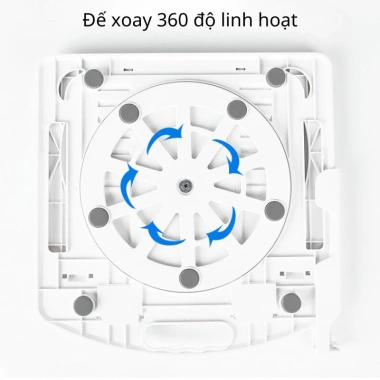 Giá Đỡ Laptop Xoay 360 độ Gấp Gọn, Tản Nhiệt, Kèm Đỡ Điện Thoại - 158.760 VND
