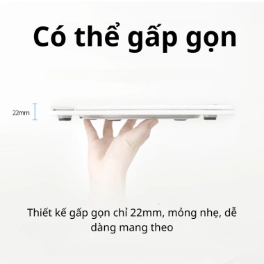 Giá Đỡ Laptop Xoay 360°, Kệ Tản Nhiệt Gấp Gọn, Kèm Đỡ Điện Thoại - Giảm Giá 18% 2