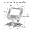 Giá đỡ laptop xoay 360 L08 kim loại gấp gọn, tùy chỉnh độ cao, kệ kê MacBook & máy tính bảng - Giá chỉ 63.074 VND 2