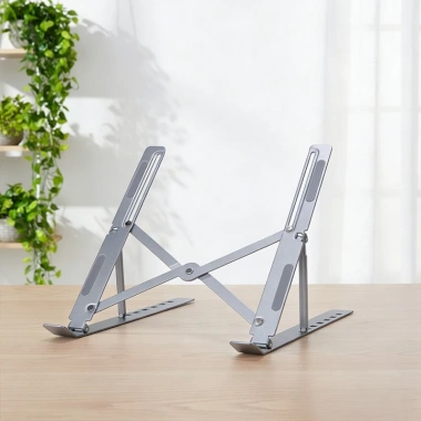 Giá đỡ Macbook nhôm mini gấp gọn di động - Đỡ máy tính xách tay, giá 19.900 VND 10