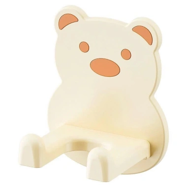 Giá Đỡ Máy Sấy Tóc Dán Tường Gấu Hoạt Hình Đa Năng - Chất Liệu Cao Cấp, Giá 13.750₫