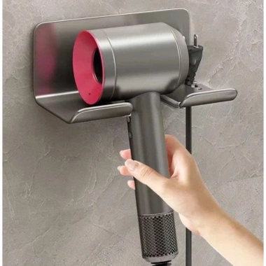 Giá Đỡ Máy Sấy Tóc Dán Tường Nhựa ABS Chịu Lực Tốt Kệ Đồ Phòng Tắm 15.900đ