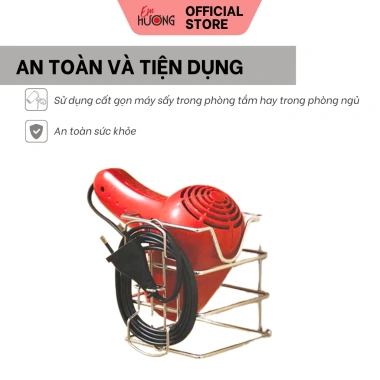 Giá Đỡ Máy Sấy Tóc Happy Home Không Cần Khoan Dán Tường Đa Năng - chỉ 134.000₫