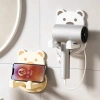 Giá đỡ máy sấy tóc hình gấu hoạt hình dán tường Giá chỉ 28.000₫, tiết kiệm không gian 5