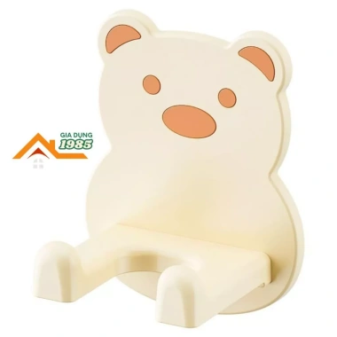 Giá Đỡ Máy Sấy Tóc Hình Gấu Hoạt Hình Dán Tường Nhựa Siêu Chắc - Giá 35.000 8