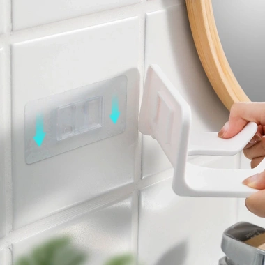 Giá Đỡ Máy Sấy Tóc Loại To Dày Chắc Dán Tường Siêu Bền - Giá 12.900 VND
