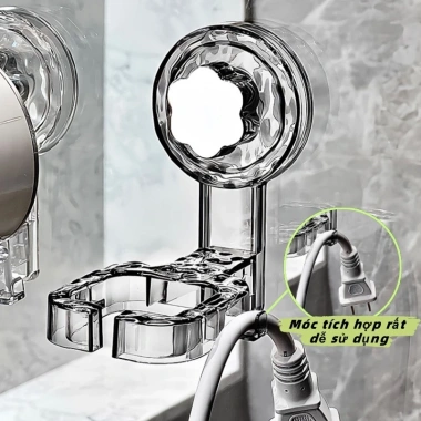 Giá Đỡ Máy Sấy Tóc Nhà Tắm Dán Tường Cốc Hút Siêu Chịu Tải Bền Lâu 36,383 VND