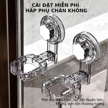Giá Đỡ Máy Sấy Tóc Nhà Tắm Dán Tường Cốc Hút Siêu Chịu Tải Bền Lâu 36,383 VND